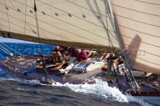 Monaco Classic Week 2009 and Tuiga Centenary celebration - Denis Conner on Tuiga