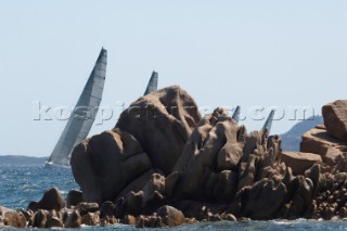 Maxi Yacht Rolex Cup 2009 is the best maxi sailing regatta in the calendar, featuring dramatic action and big sailing and racing boats on the blue water of Costa Smeralda