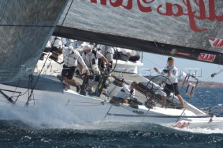 Maxi Yacht Rolex Cup 2009 is the best maxi sailing regatta in the calendar, featuring dramatic action and big sailing and racing boats on the blue water of Costa Smeralda