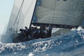 Maxi Yacht Rolex Cup 2009 is the best maxi sailing regatta in the calendar, featuring dramatic action and big sailing and racing boats on the blue water of Costa Smeralda