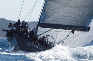 Maxi Yacht Rolex Cup 2009 is the best maxi sailing regatta in the calendar, featuring dramatic action and big sailing and racing boats on the blue water of Costa Smeralda