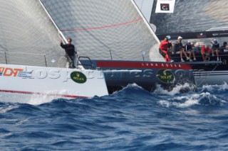 Maxi Yacht Rolex Cup 2009 is the best maxi sailing regatta in the calendar, featuring dramatic action and big sailing and racing boats on the blue water of Costa Smeralda