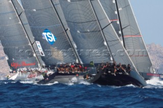 Maxi Yacht Rolex Cup 2009 is the best maxi sailing regatta in the calendar, featuring dramatic action and big sailing and racing boats on the blue water of Costa Smeralda