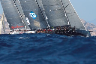 Maxi Yacht Rolex Cup 2009 is the best maxi sailing regatta in the calendar, featuring dramatic action and big sailing and racing boats on the blue water of Costa Smeralda