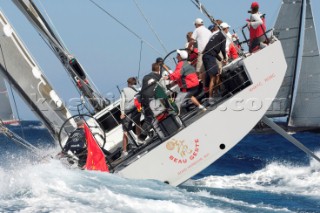 Maxi Yacht Rolex Cup 2009 is the best maxi sailing regatta in the calendar, featuring dramatic action and big sailing and racing boats on the blue water of Costa Smeralda