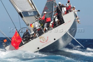 Maxi Yacht Rolex Cup 2009 is the best maxi sailing regatta in the calendar, featuring dramatic action and big sailing and racing boats on the blue water of Costa Smeralda