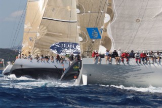 Maxi Yacht Rolex Cup 2009 is the best maxi sailing regatta in the calendar, featuring dramatic action and big sailing and racing boats on the blue water of Costa Smeralda