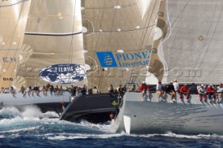 Maxi Yacht Rolex Cup 2009 is the best maxi sailing regatta in the calendar, featuring dramatic action and big sailing and racing boats on the blue water of Costa Smeralda