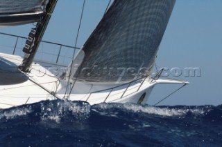 Maxi Yacht Rolex Cup 2009 is the best maxi sailing regatta in the calendar, featuring dramatic action and big sailing and racing boats on the blue water of Costa Smeralda