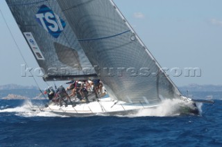 Maxi Yacht Rolex Cup 2009 is the best maxi sailing regatta in the calendar, featuring dramatic action and big sailing and racing boats on the blue water of Costa Smeralda