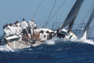 Maxi Yacht Rolex Cup 2009 is the best maxi sailing regatta in the calendar, featuring dramatic action and big sailing and racing boats on the blue water of Costa Smeralda