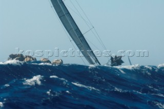 Maxi Yacht Rolex Cup 2009 is the best maxi sailing regatta in the calendar, featuring dramatic action and big sailing and racing boats on the blue water of Costa Smeralda