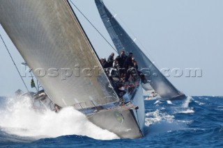 Maxi Yacht Rolex Cup 2009 is the best maxi sailing regatta in the calendar, featuring dramatic action and big sailing and racing boats on the blue water of Costa Smeralda