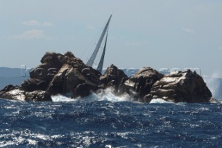 Maxi Yacht Rolex Cup 2009 is the best maxi sailing regatta in the calendar, featuring dramatic action and big sailing and racing boats on the blue water of Costa Smeralda