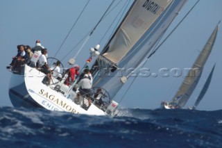 Maxi Yacht Rolex Cup 2009 is the best maxi sailing regatta in the calendar, featuring dramatic action and big sailing and racing boats on the blue water of Costa Smeralda