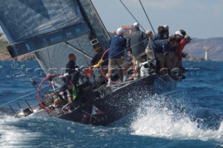 Maxi Yacht Rolex Cup 2009 is the best maxi sailing regatta in the calendar, featuring dramatic action and big sailing and racing boats on the blue water of Costa Smeralda