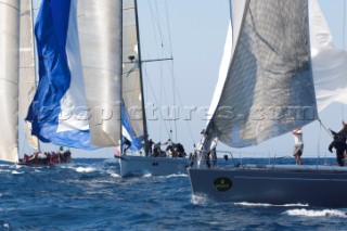 Maxi Yacht Rolex Cup 2009 is the best maxi sailing regatta in the calendar, featuring dramatic action and big sailing and racing boats on the blue water of Costa Smeralda