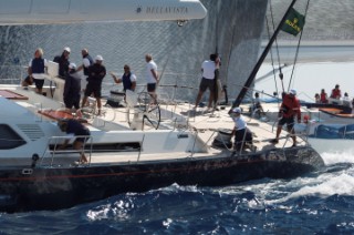 Maxi Yacht Rolex Cup 2009 is the best maxi sailing regatta in the calendar, featuring dramatic action and big sailing and racing boats on the blue water of Costa Smeralda