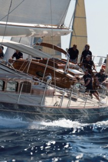 Maxi Yacht Rolex Cup 2009 is the best maxi sailing regatta in the calendar, featuring dramatic action and big sailing and racing boats on the blue water of Costa Smeralda