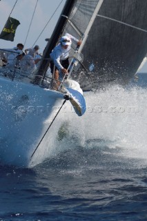 Maxi Yacht Rolex Cup 2009 is the best maxi sailing regatta in the calendar, featuring dramatic action and big sailing and racing boats on the blue water of Costa Smeralda