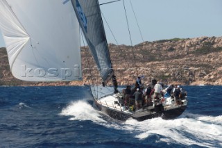 Maxi Yacht Rolex Cup 2009 is the best maxi sailing regatta in the calendar, featuring dramatic action and big sailing and racing boats on the blue water of Costa Smeralda