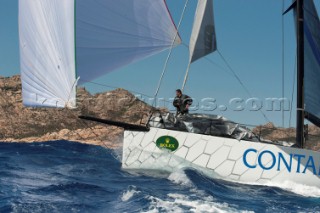 Maxi Yacht Rolex Cup 2009 is the best maxi sailing regatta in the calendar, featuring dramatic action and big sailing and racing boats on the blue water of Costa Smeralda