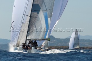 Maxi Yacht Rolex Cup 2009 is the best maxi sailing regatta in the calendar, featuring dramatic action and big sailing and racing boats on the blue water of Costa Smeralda