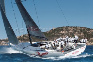 Maxi Yacht Rolex Cup 2009 is the best maxi sailing regatta in the calendar, featuring dramatic action and big sailing and racing boats on the blue water of Costa Smeralda