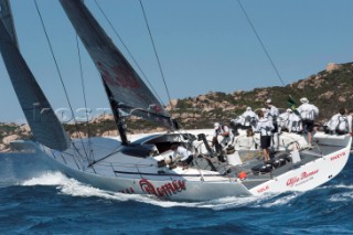 Maxi Yacht Rolex Cup 2009 is the best maxi sailing regatta in the calendar, featuring dramatic action and big sailing and racing boats on the blue water of Costa Smeralda