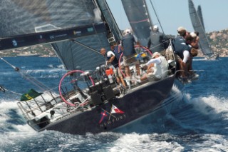 Maxi Yacht Rolex Cup 2009 is the best maxi sailing regatta in the calendar, featuring dramatic action and big sailing and racing boats on the blue water of Costa Smeralda