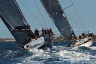 Maxi Yacht Rolex Cup 2009 is the best maxi sailing regatta in the calendar, featuring dramatic action and big sailing and racing boats on the blue water of Costa Smeralda