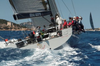 Maxi Yacht Rolex Cup 2009 is the best maxi sailing regatta in the calendar, featuring dramatic action and big sailing and racing boats on the blue water of Costa Smeralda