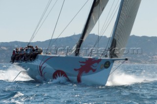 Maxi Yacht Rolex Cup 2009 is the best maxi sailing regatta in the calendar, featuring dramatic action and big sailing and racing boats on the blue water of Costa Smeralda