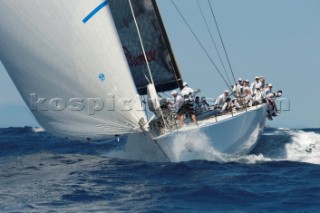 Maxi Yacht Rolex Cup 2009 is the best maxi sailing regatta in the calendar, featuring dramatic action and big sailing and racing boats on the blue water of Costa Smeralda