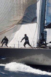 Maxi Yacht Rolex Cup 2009 is the best maxi sailing regatta in the calendar, featuring dramatic action and big sailing and racing boats on the blue water of Costa Smeralda