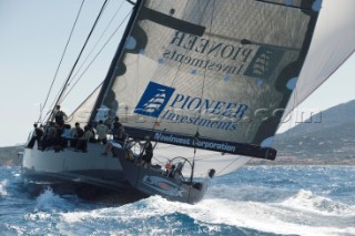 Maxi Yacht Rolex Cup 2009 is the best maxi sailing regatta in the calendar, featuring dramatic action and big sailing and racing boats on the blue water of Costa Smeralda