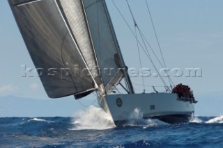 Maxi Yacht Rolex Cup 2009 is the best maxi sailing regatta in the calendar, featuring dramatic action and big sailing and racing boats on the blue water of Costa Smeralda