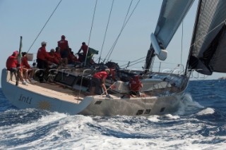 Maxi Yacht Rolex Cup 2009 is the best maxi sailing regatta in the calendar, featuring dramatic action and big sailing and racing boats on the blue water of Costa Smeralda