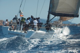 Maxi Yacht Rolex Cup 2009 is the best maxi sailing regatta in the calendar, featuring dramatic action and big sailing and racing boats on the blue water of Costa Smeralda