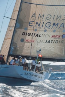 Maxi Yacht Rolex Cup 2009 is the best maxi sailing regatta in the calendar, featuring dramatic action and big sailing and racing boats on the blue water of Costa Smeralda