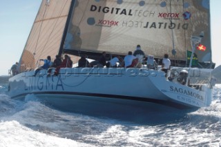 Maxi Yacht Rolex Cup 2009 is the best maxi sailing regatta in the calendar, featuring dramatic action and big sailing and racing boats on the blue water of Costa Smeralda