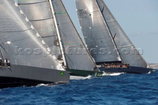 Maxi Yacht Rolex Cup 2009 is the best maxi sailing regatta in the calendar, featuring dramatic action and big sailing and racing boats on the blue water of Costa Smeralda