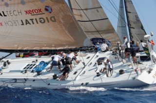 Maxi Yacht Rolex Cup 2009 is the best maxi sailing regatta in the calendar, featuring dramatic action and big sailing and racing boats on the blue water of Costa Smeralda