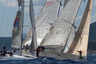 Maxi Yacht Rolex Cup 2009 is the best maxi sailing regatta in the calendar, featuring dramatic action and big sailing and racing boats on the blue water of Costa Smeralda