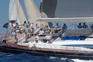 Maxi Yacht Rolex Cup 2009 is the best maxi sailing regatta in the calendar, featuring dramatic action and big sailing and racing boats on the blue water of Costa Smeralda