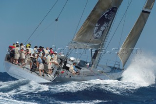 Maxi Yacht Rolex Cup 2009 is the best maxi sailing regatta in the calendar, featuring dramatic action and big sailing and racing boats on the blue water of Costa Smeralda