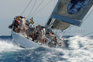 Maxi Yacht Rolex Cup 2009 is the best maxi sailing regatta in the calendar, featuring dramatic action and big sailing and racing boats on the blue water of Costa Smeralda