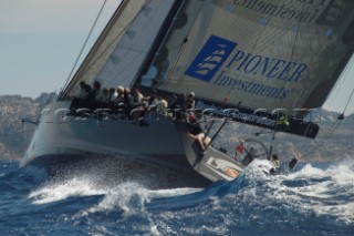 Maxi Yacht Rolex Cup 2009 is the best maxi sailing regatta in the calendar, featuring dramatic action and big sailing and racing boats on the blue water of Costa Smeralda