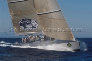 Maxi Yacht Rolex Cup 2009 is the best maxi sailing regatta in the calendar, featuring dramatic action and big sailing and racing boats on the blue water of Costa Smeralda