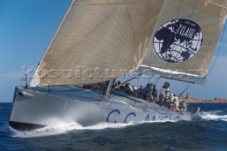 Maxi Yacht Rolex Cup 2009 is the best maxi sailing regatta in the calendar, featuring dramatic action and big sailing and racing boats on the blue water of Costa Smeralda